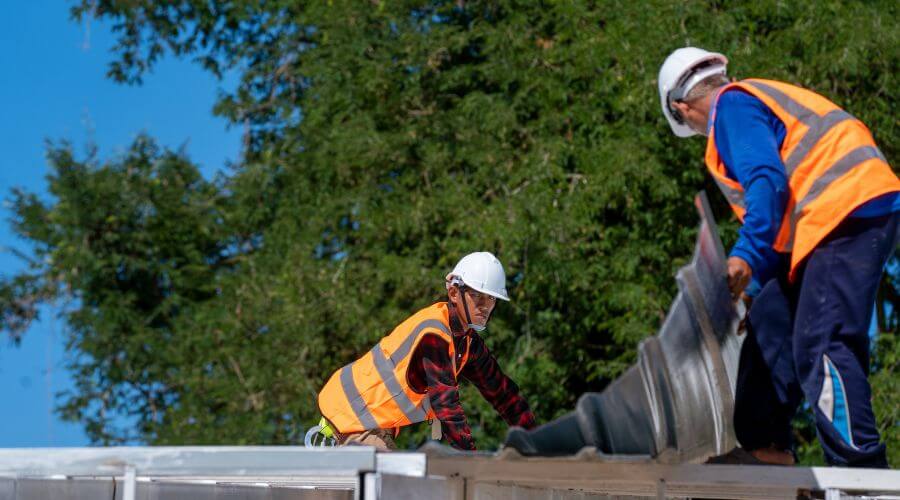 Professional metal roof installation in Dry Creek, LA